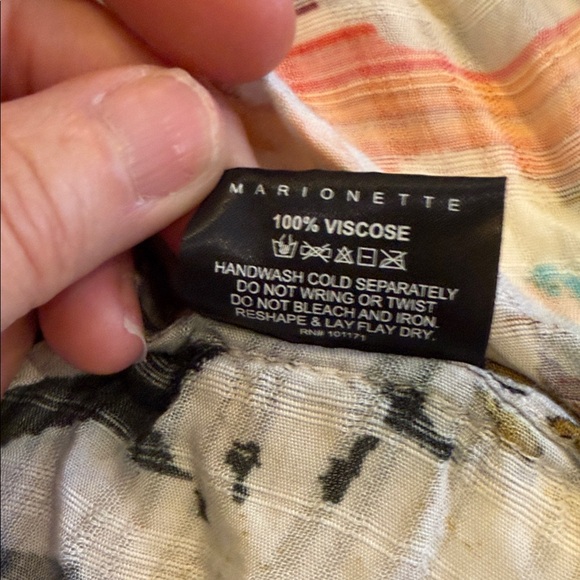 Vibrant Multicolor Kimono Wrap/ Swimsuit cover - Picture 5 of 5